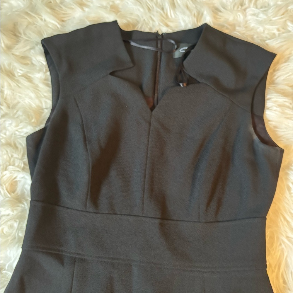 Elegant Black Sleeveless Dress